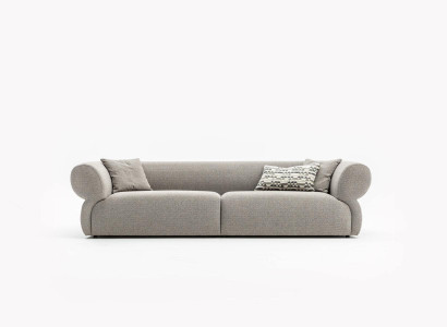 Sofa 3 Seater Beige Sofa Luxury Living room Modern Design Upholstery Fabric new